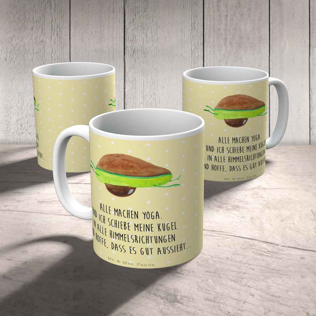 Tasse Avocado Yoga Tasse, Kaffeetasse, Teetasse, Becher, Kaffeebecher, Teebecher, Keramiktasse, Porzellantasse, Büro Tasse, Geschenk Tasse, Tasse Sprüche, Tasse Motive, Kaffeetassen, Tasse bedrucken, Designer Tasse, Cappuccino Tassen, Schöne Teetassen, Avocado, Veggie, Vegan, Gesund, Avocado Yoga Vegan