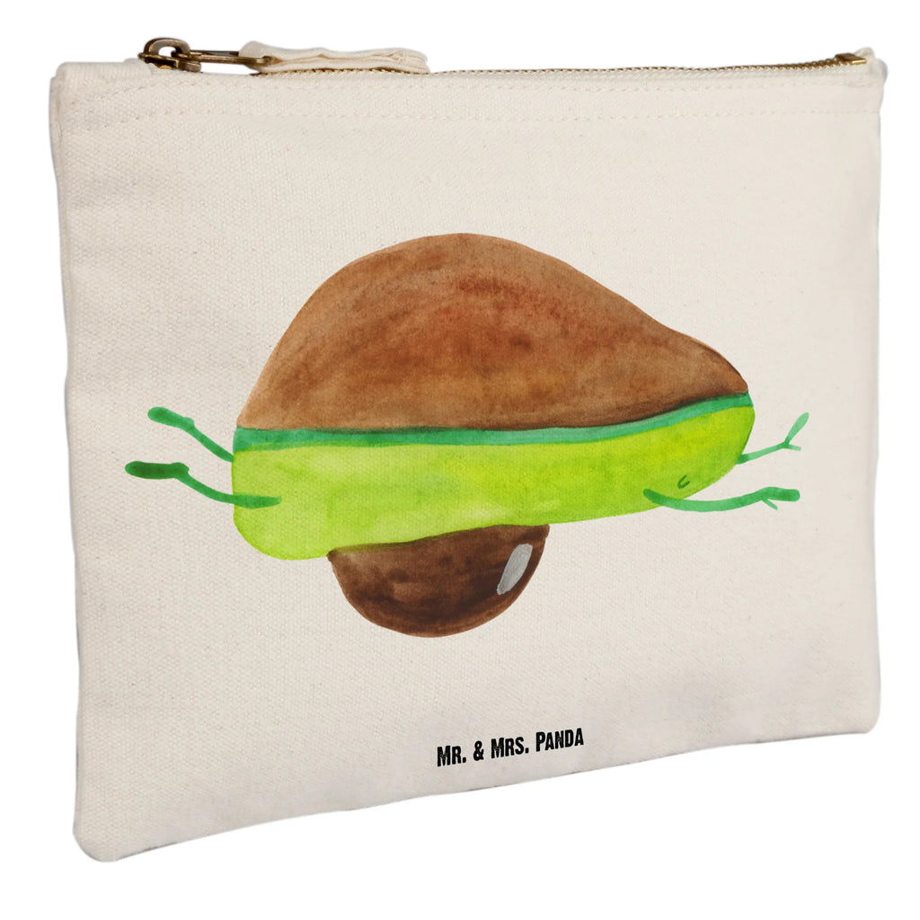 Schminktasche Avocado Yoga Schminktasche, Kosmetiktasche, Kosmetikbeutel, Stiftemäppchen, Etui, Federmappe, Makeup, XXL, Schminketui, Kosmetiketui, Schlamperetui, Avocado, Veggie, Vegan, Gesund, Avocado Yoga Vegan