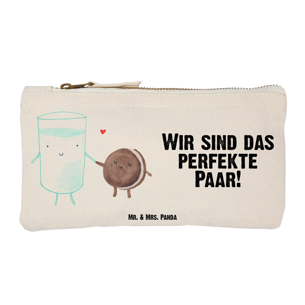 Schminktasche Milch Keks Schminktasche, Kosmetiktasche, Kosmetikbeutel, Stiftemäppchen, Etui, Federmappe, Makeup, XXL, Schminketui, Kosmetiketui, Schlamperetui, Tiermotive, Gute Laune, lustige Sprüche, Tiere, Milk, Cookie, Milch, Keks, Kekse, Kaffee, Einladung Frühstück, Motiv süß, romantisch, perfektes Paar