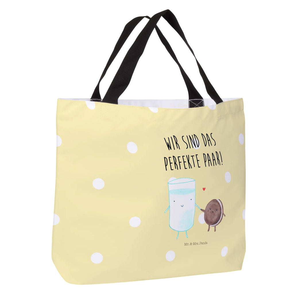 Shopper Milch Keks Beutel, Einkaufstasche, Tasche, Strandtasche, Einkaufsbeutel, Shopper, Schultasche, Freizeittasche, Tragebeutel, Schulbeutel, Alltagstasche, Tiermotive, Gute Laune, lustige Sprüche, Tiere, Milk, Cookie, Milch, Keks, Kekse, Kaffee, Einladung Frühstück, Motiv süß, romantisch, perfektes Paar