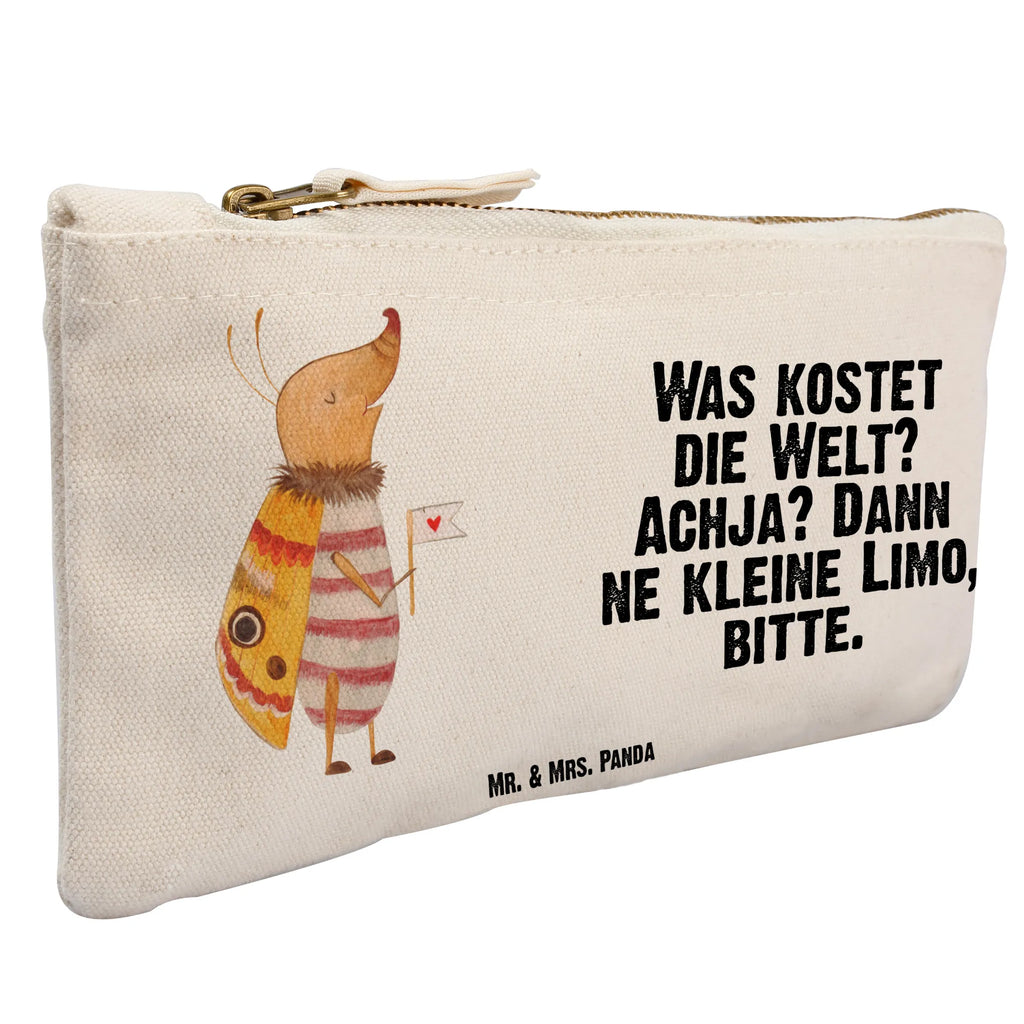 Schminktasche Nachtfalter Fähnchen Schminktasche, Kosmetiktasche, Kosmetikbeutel, Stiftemäppchen, Etui, Federmappe, Makeup, XXL, Schminketui, Kosmetiketui, Schlamperetui, Tiermotive, Gute Laune, lustige Sprüche, Tiere, Nachtfalter, Käfer, Spruch lustig, Spruch witzig, süß, niedlich, Küche Deko, Was kostet die Welt