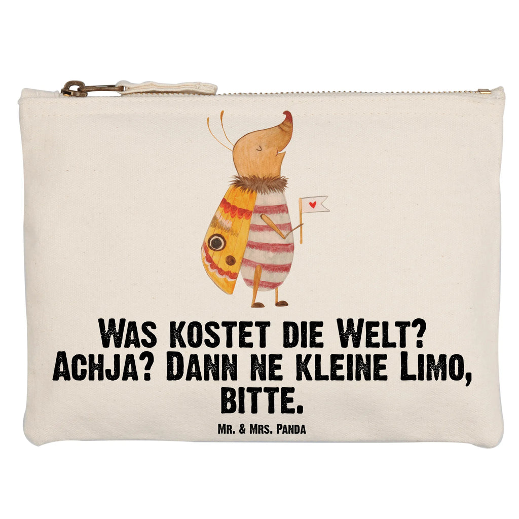 Schminktasche Nachtfalter Fähnchen Schminktasche, Kosmetiktasche, Kosmetikbeutel, Stiftemäppchen, Etui, Federmappe, Makeup, XXL, Schminketui, Kosmetiketui, Schlamperetui, Tiermotive, Gute Laune, lustige Sprüche, Tiere, Nachtfalter, Käfer, Spruch lustig, Spruch witzig, süß, niedlich, Küche Deko, Was kostet die Welt