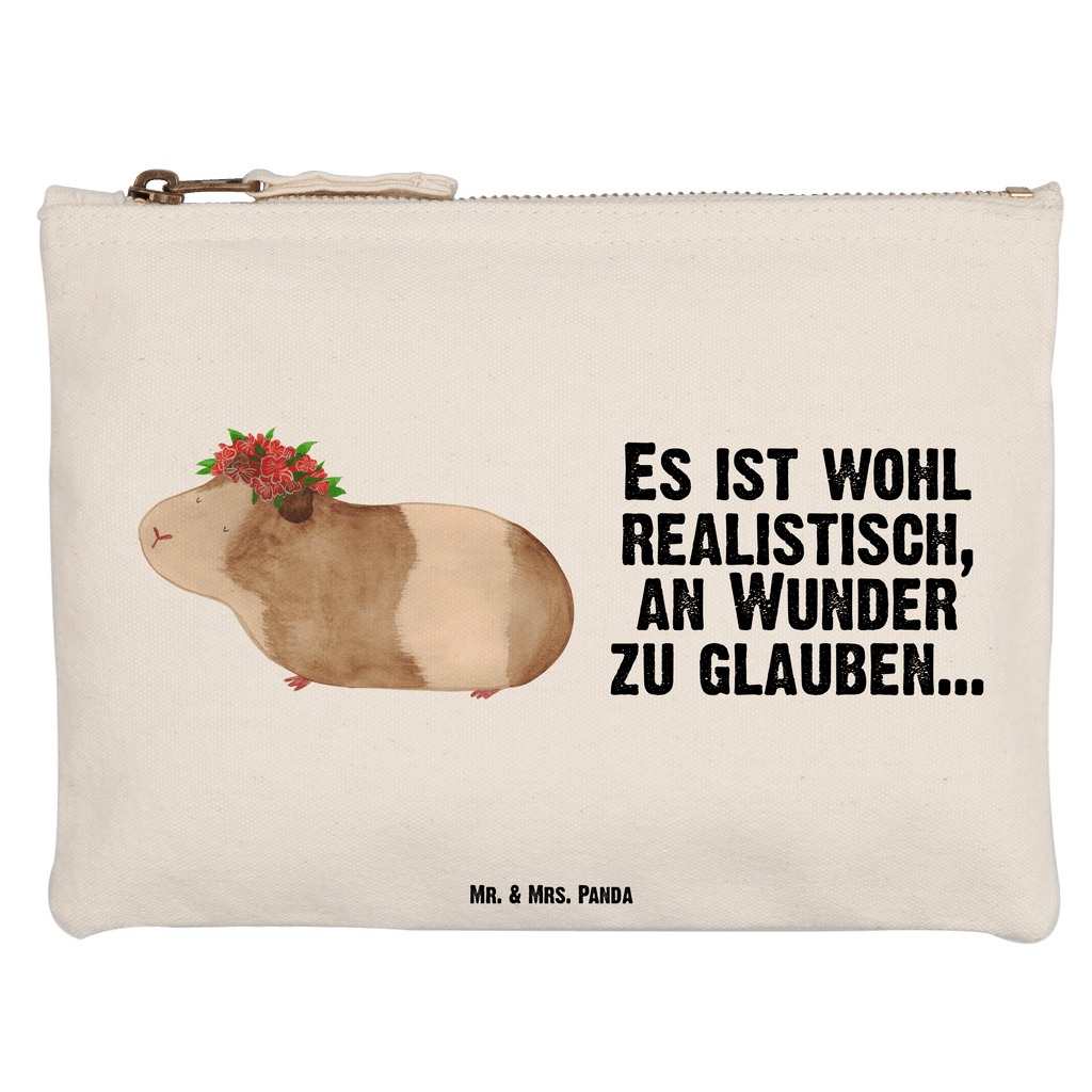 Schminktasche Meerschweinchen Weisheit Schminktasche, Kosmetiktasche, Kosmetikbeutel, Stiftemäppchen, Etui, Federmappe, Makeup, XXL, Schminketui, Kosmetiketui, Schlamperetui, Tiermotive, Gute Laune, lustige Sprüche, Tiere, Meerschweinchen, Meerie, Meeries, Wunder, Blumenkind, Realität, Spruch, Weisheit, Motivation, Wunderland