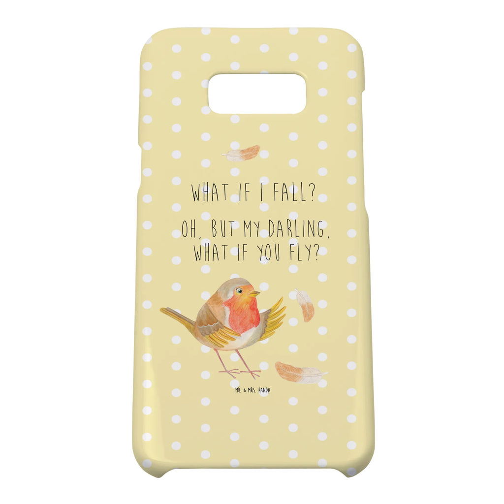 Handyhülle Rotkehlchen Federn Handyhülle, Handycover, Cover, Handy, Hülle, Iphone 10, Iphone X, Tiermotive, Gute Laune, lustige Sprüche, Tiere, What if i fall, Rotkehlchen, Spruch Motivation, Spruch Mut, Vogel, Motivation Sprüche, Motivationsbilder, fliegen