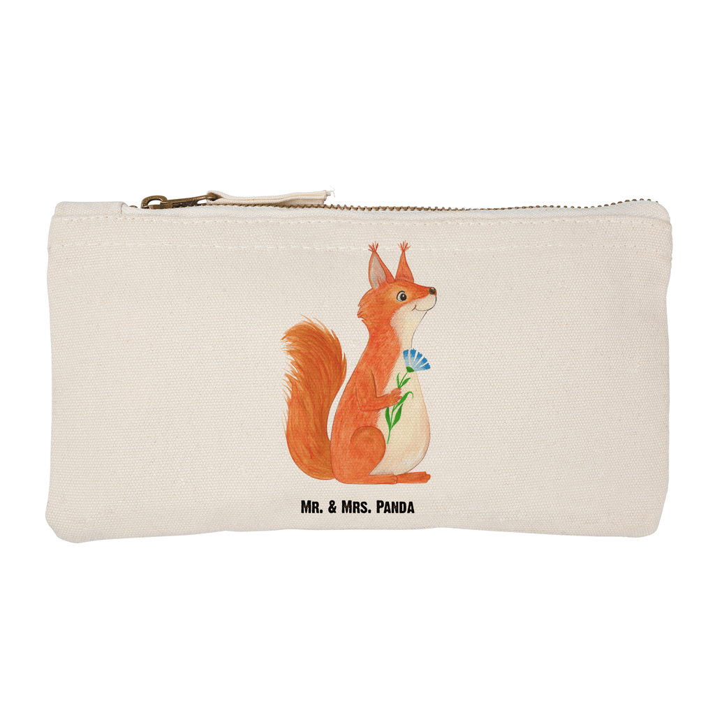 Schminktasche Eichhörnchen Blume Schminktasche, Kosmetiktasche, Kosmetikbeutel, Stiftemäppchen, Etui, Federmappe, Makeup, XXL, Schminketui, Kosmetiketui, Schlamperetui, Tiermotive, Gute Laune, lustige Sprüche, Tiere, Eichhörnchen, Eichhorn, Spruch positiv, Lachen, Spaß, Motivation Sprüche, Motivation Bilder, glücklich Spruch, Spruch Deko