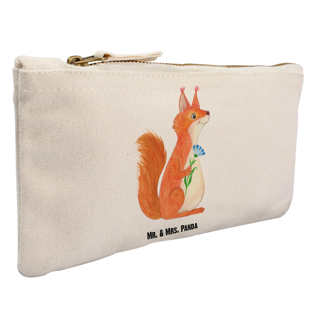 Schminktasche Eichhörnchen Blume Schminktasche, Kosmetiktasche, Kosmetikbeutel, Stiftemäppchen, Etui, Federmappe, Makeup, XXL, Schminketui, Kosmetiketui, Schlamperetui, Tiermotive, Gute Laune, lustige Sprüche, Tiere, Eichhörnchen, Eichhorn, Spruch positiv, Lachen, Spaß, Motivation Sprüche, Motivation Bilder, glücklich Spruch, Spruch Deko