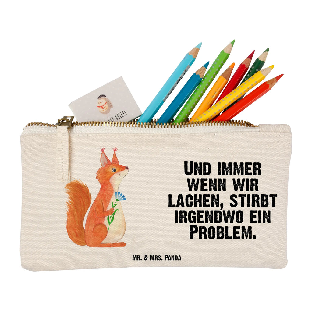 Schminktasche Eichhörnchen Blume Schminktasche, Kosmetiktasche, Kosmetikbeutel, Stiftemäppchen, Etui, Federmappe, Makeup, XXL, Schminketui, Kosmetiketui, Schlamperetui, Tiermotive, Gute Laune, lustige Sprüche, Tiere, Eichhörnchen, Eichhorn, Spruch positiv, Lachen, Spaß, Motivation Sprüche, Motivation Bilder, glücklich Spruch, Spruch Deko