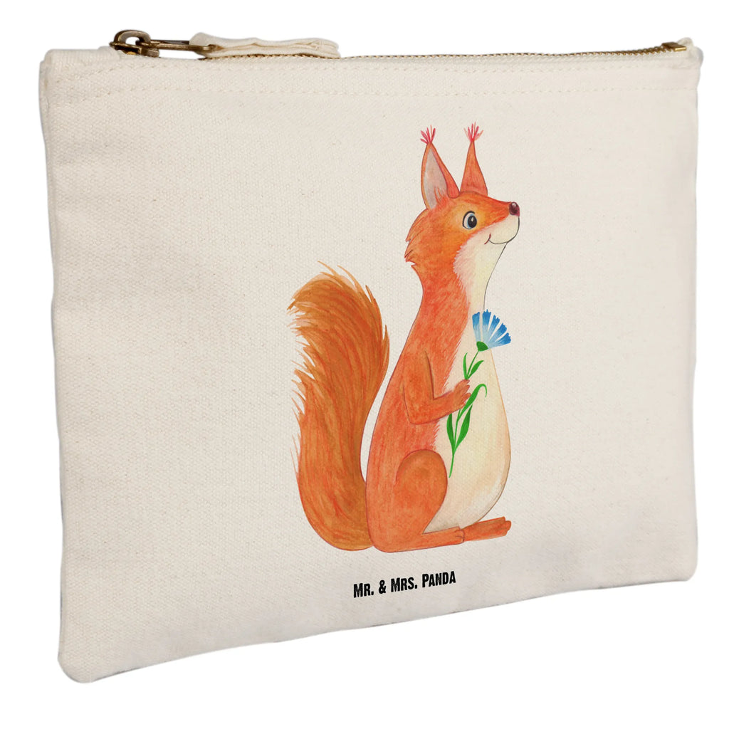 Schminktasche Eichhörnchen Blume Schminktasche, Kosmetiktasche, Kosmetikbeutel, Stiftemäppchen, Etui, Federmappe, Makeup, XXL, Schminketui, Kosmetiketui, Schlamperetui, Tiermotive, Gute Laune, lustige Sprüche, Tiere, Eichhörnchen, Eichhorn, Spruch positiv, Lachen, Spaß, Motivation Sprüche, Motivation Bilder, glücklich Spruch, Spruch Deko