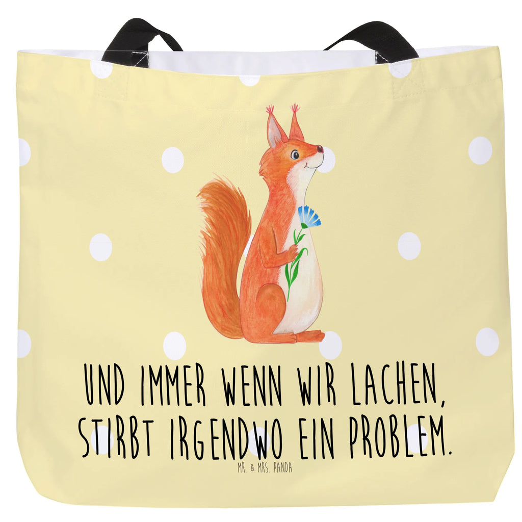 Shopper Eichhörnchen Blume Beutel, Einkaufstasche, Tasche, Strandtasche, Einkaufsbeutel, Shopper, Schultasche, Freizeittasche, Tragebeutel, Schulbeutel, Alltagstasche, Tiermotive, Gute Laune, lustige Sprüche, Tiere, Eichhörnchen, Eichhorn, Spruch positiv, Lachen, Spaß, Motivation Sprüche, Motivation Bilder, glücklich Spruch, Spruch Deko