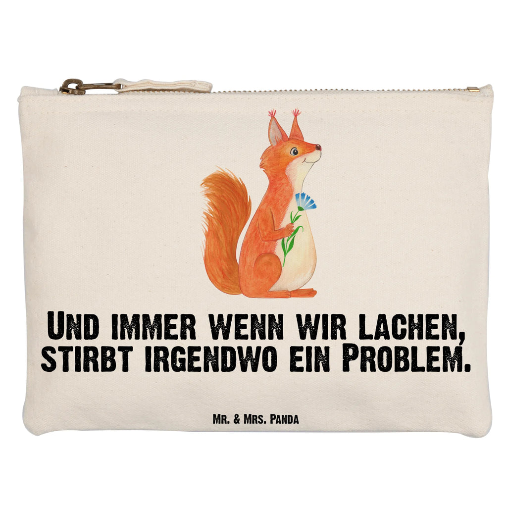 Schminktasche Eichhörnchen Blume Schminktasche, Kosmetiktasche, Kosmetikbeutel, Stiftemäppchen, Etui, Federmappe, Makeup, XXL, Schminketui, Kosmetiketui, Schlamperetui, Tiermotive, Gute Laune, lustige Sprüche, Tiere, Eichhörnchen, Eichhorn, Spruch positiv, Lachen, Spaß, Motivation Sprüche, Motivation Bilder, glücklich Spruch, Spruch Deko