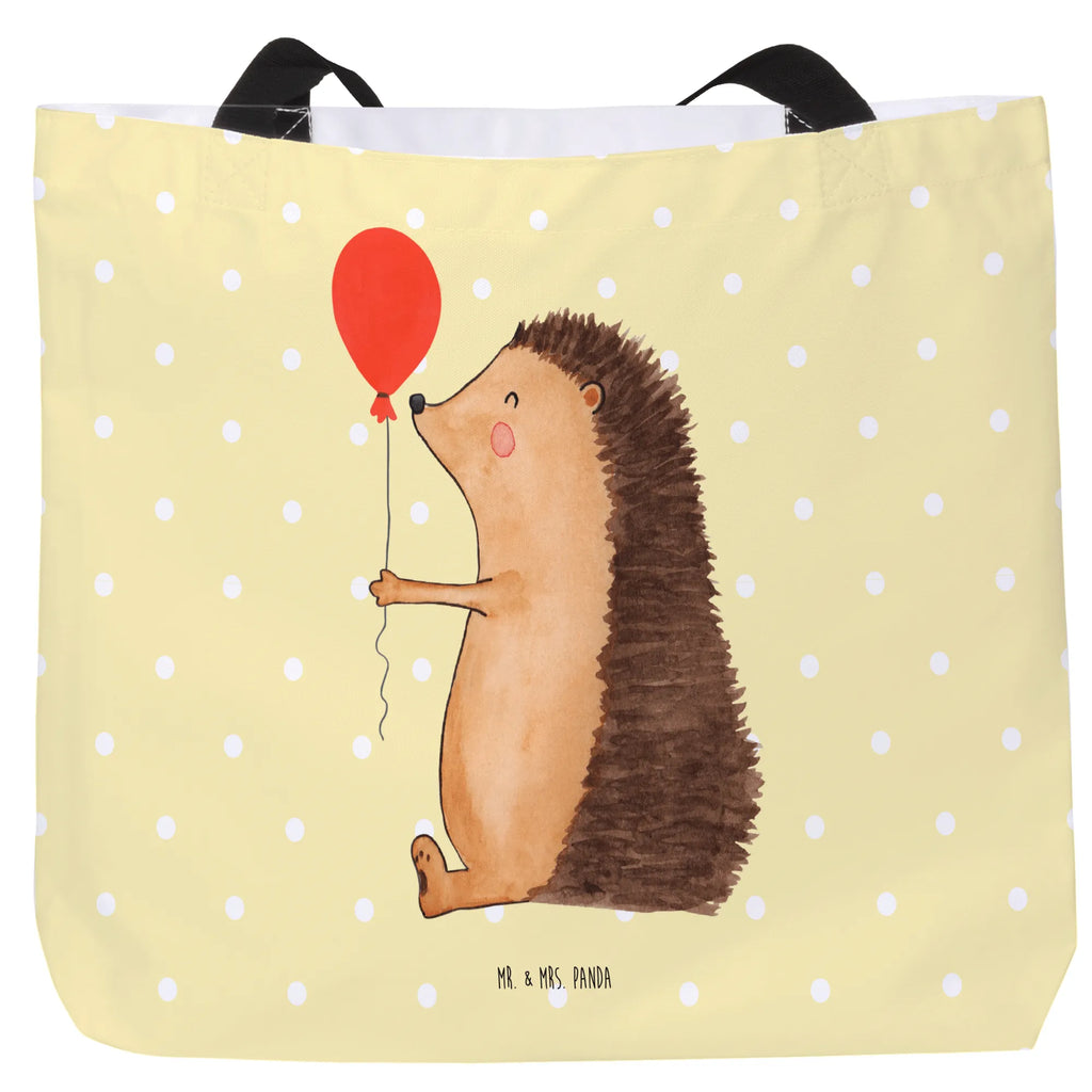 Shopper Igel Luftballon Beutel, Einkaufstasche, Tasche, Strandtasche, Einkaufsbeutel, Shopper, Schultasche, Freizeittasche, Tragebeutel, Schulbeutel, Alltagstasche, Tiermotive, Gute Laune, lustige Sprüche, Tiere, Igel, Geburtstag, Herzlichen Glückwunsch, Glückwunsch, Geburtstagskind, Ballon, Happy Birthday