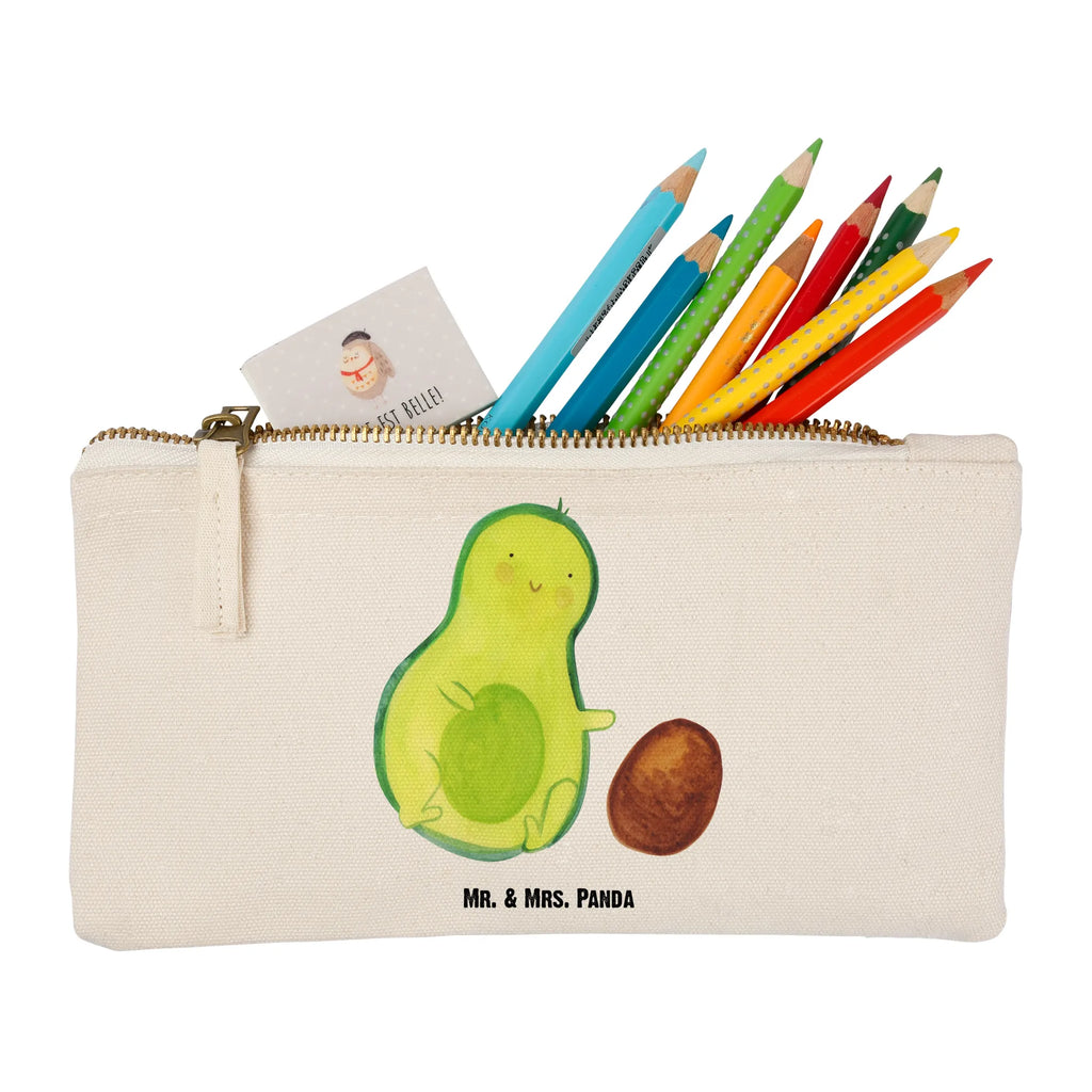 Schminktasche Avocado Kern rollt Schminktasche, Kosmetiktasche, Kosmetikbeutel, Stiftemäppchen, Etui, Federmappe, Makeup, XXL, Schminketui, Kosmetiketui, Schlamperetui, Avocado, Veggie, Vegan, Gesund, Avocados, Schwanger, Geburt, Geburtstag, Säugling, Kind, erstes Kind, zur Geburt, Schwangerschaft, Babyparty, Baby, große Liebe, Liebe, Love