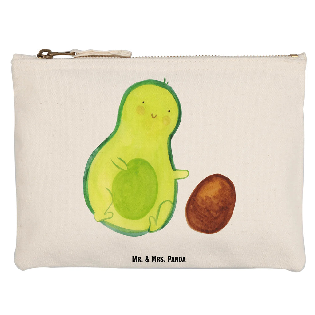 Schminktasche Avocado Kern rollt Schminktasche, Kosmetiktasche, Kosmetikbeutel, Stiftemäppchen, Etui, Federmappe, Makeup, XXL, Schminketui, Kosmetiketui, Schlamperetui, Avocado, Veggie, Vegan, Gesund, Avocados, Schwanger, Geburt, Geburtstag, Säugling, Kind, erstes Kind, zur Geburt, Schwangerschaft, Babyparty, Baby, große Liebe, Liebe, Love