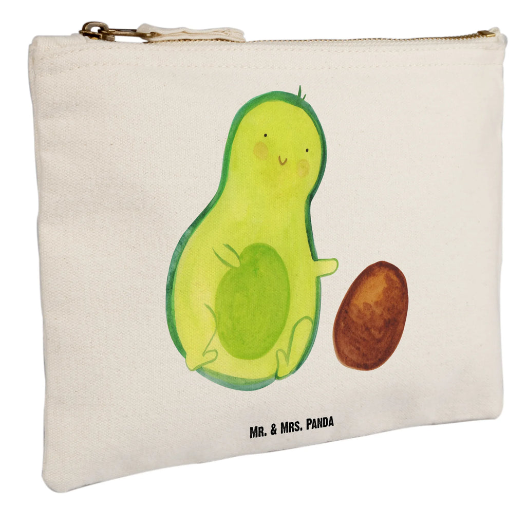 Schminktasche Avocado Kern rollt Schminktasche, Kosmetiktasche, Kosmetikbeutel, Stiftemäppchen, Etui, Federmappe, Makeup, XXL, Schminketui, Kosmetiketui, Schlamperetui, Avocado, Veggie, Vegan, Gesund, Avocados, Schwanger, Geburt, Geburtstag, Säugling, Kind, erstes Kind, zur Geburt, Schwangerschaft, Babyparty, Baby, große Liebe, Liebe, Love