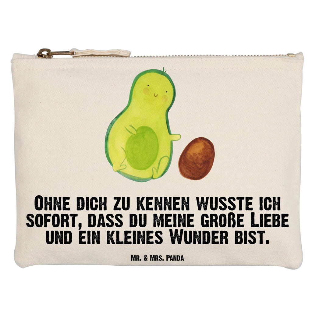 Schminktasche Avocado Kern rollt Schminktasche, Kosmetiktasche, Kosmetikbeutel, Stiftemäppchen, Etui, Federmappe, Makeup, XXL, Schminketui, Kosmetiketui, Schlamperetui, Avocado, Veggie, Vegan, Gesund, Avocados, Schwanger, Geburt, Geburtstag, Säugling, Kind, erstes Kind, zur Geburt, Schwangerschaft, Babyparty, Baby, große Liebe, Liebe, Love