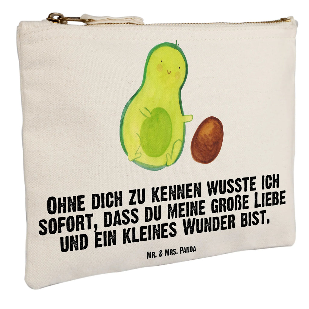 Schminktasche Avocado Kern rollt Schminktasche, Kosmetiktasche, Kosmetikbeutel, Stiftemäppchen, Etui, Federmappe, Makeup, XXL, Schminketui, Kosmetiketui, Schlamperetui, Avocado, Veggie, Vegan, Gesund, Avocados, Schwanger, Geburt, Geburtstag, Säugling, Kind, erstes Kind, zur Geburt, Schwangerschaft, Babyparty, Baby, große Liebe, Liebe, Love