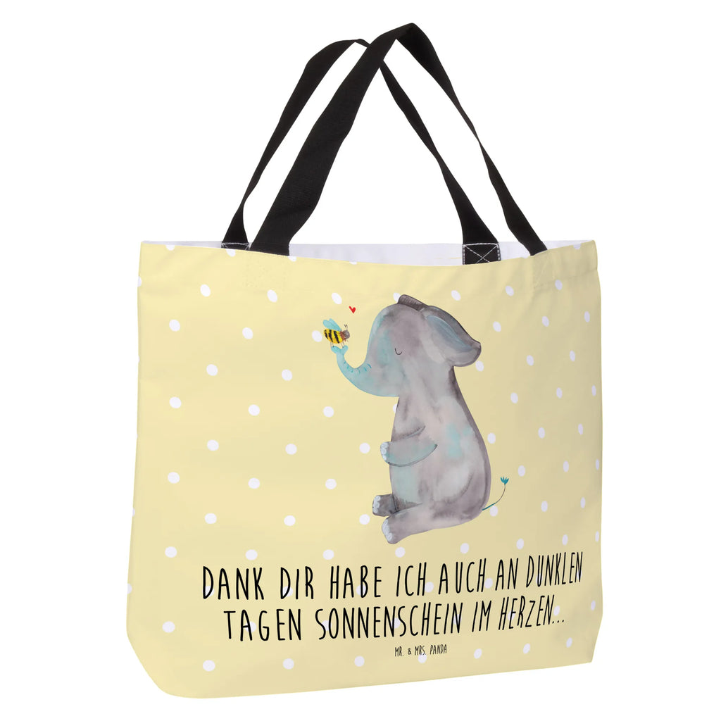 Shopper Elefant Biene Beutel, Einkaufstasche, Tasche, Strandtasche, Einkaufsbeutel, Shopper, Schultasche, Freizeittasche, Tragebeutel, Schulbeutel, Alltagstasche, Tiermotive, Gute Laune, lustige Sprüche, Tiere, Elefant, Biene, Liebe, Liebesbeweis, Jahrestag, Liebesgeschenk, Heiratsantrag, Hochzeitsgeschenk, Liebesspruch