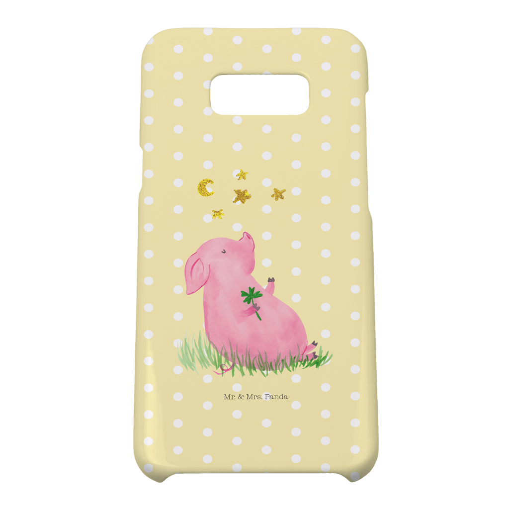 Handyhülle Schwein Glück Handyhülle, Handycover, Cover, Handy, Hülle, Samsung Galaxy S8 plus, Tiermotive, Gute Laune, lustige Sprüche, Tiere, Glücksschwein. Glück, Schwein, Schweinchen, Sterne, Sernchen, Ziele, Träume, Motivation, Glücksbringer