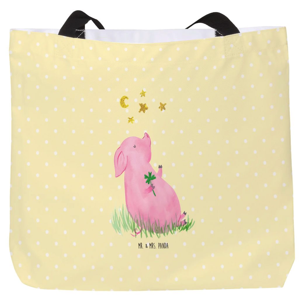 Shopper Schwein Glück Beutel, Einkaufstasche, Tasche, Strandtasche, Einkaufsbeutel, Shopper, Schultasche, Freizeittasche, Tragebeutel, Schulbeutel, Alltagstasche, Tiermotive, Gute Laune, lustige Sprüche, Tiere, Glücksschwein. Glück, Schwein, Schweinchen, Sterne, Sernchen, Ziele, Träume, Motivation, Glücksbringer