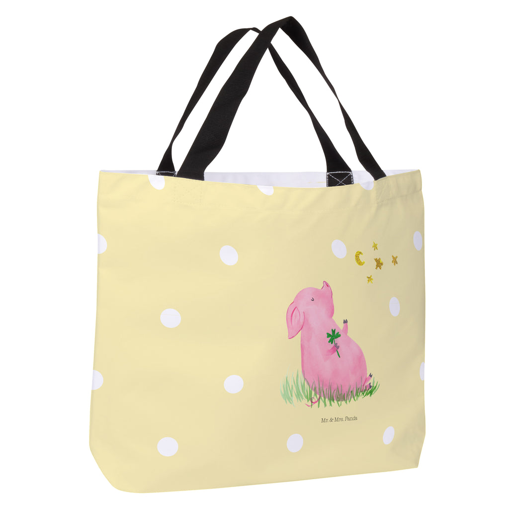 Shopper Schwein Glück Beutel, Einkaufstasche, Tasche, Strandtasche, Einkaufsbeutel, Shopper, Schultasche, Freizeittasche, Tragebeutel, Schulbeutel, Alltagstasche, Tiermotive, Gute Laune, lustige Sprüche, Tiere, Glücksschwein. Glück, Schwein, Schweinchen, Sterne, Sernchen, Ziele, Träume, Motivation, Glücksbringer