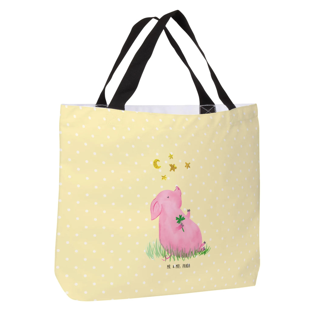 Shopper Schwein Glück Beutel, Einkaufstasche, Tasche, Strandtasche, Einkaufsbeutel, Shopper, Schultasche, Freizeittasche, Tragebeutel, Schulbeutel, Alltagstasche, Tiermotive, Gute Laune, lustige Sprüche, Tiere, Glücksschwein. Glück, Schwein, Schweinchen, Sterne, Sernchen, Ziele, Träume, Motivation, Glücksbringer