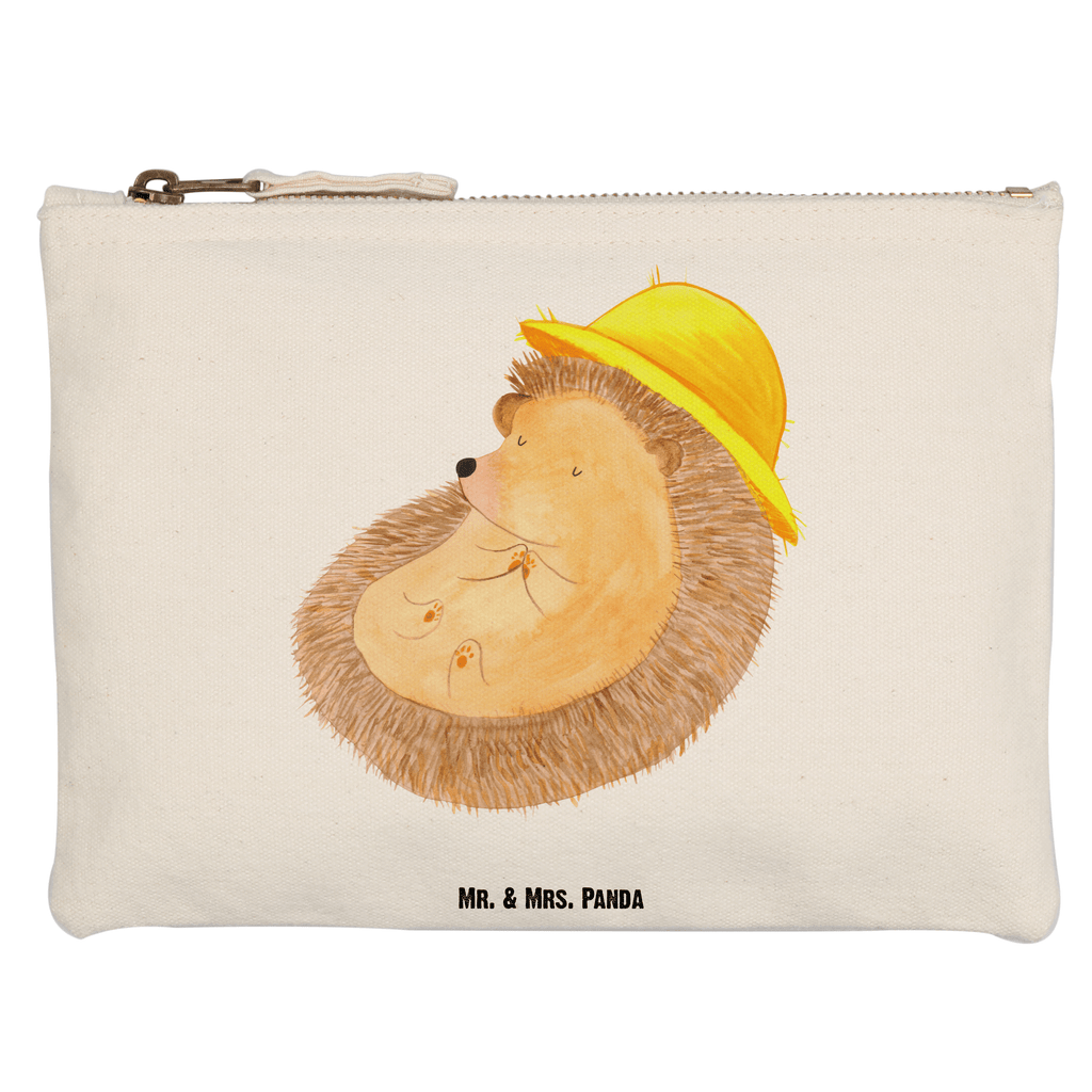 Schminktasche Igel Beten Schminktasche, Kosmetiktasche, Kosmetikbeutel, Stiftemäppchen, Etui, Federmappe, Makeup, XXL, Schminketui, Kosmetiketui, Schlamperetui, Tiermotive, Gute Laune, lustige Sprüche, Tiere, Igel, Igel mit Hut, Sonnenhut, Gott, Amen, beten, Leben, Dankbarkeit, Dankbar sein, dankbar, genießen