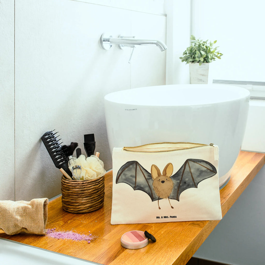 Schminktasche Fledermaus Flügel Schminktasche, Kosmetiktasche, Kosmetikbeutel, Stiftemäppchen, Etui, Federmappe, Makeup, XXL, Schminketui, Kosmetiketui, Schlamperetui, Tiermotive, Gute Laune, lustige Sprüche, Tiere