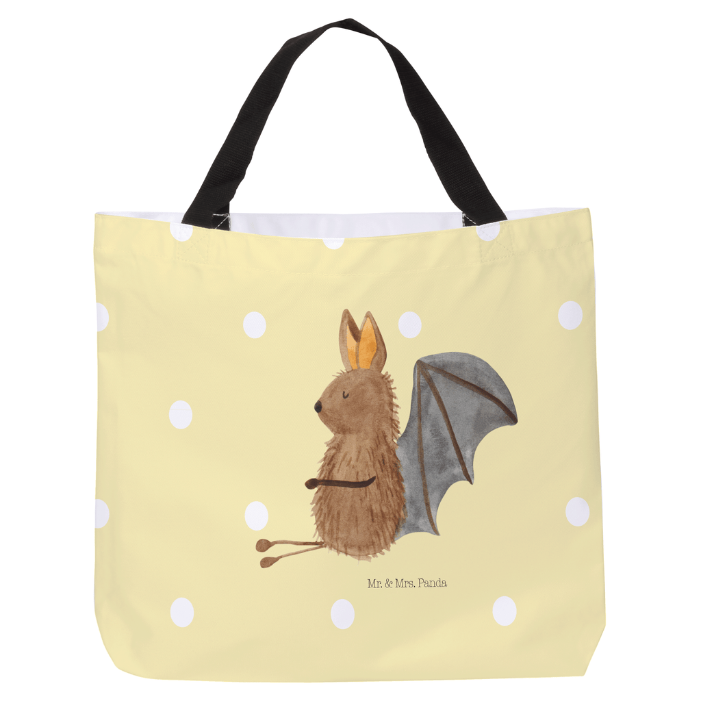 Shopper Fledermaus Sitzen Beutel, Einkaufstasche, Tasche, Strandtasche, Einkaufsbeutel, Shopper, Schultasche, Freizeittasche, Tragebeutel, Schulbeutel, Alltagstasche, Tiermotive, Gute Laune, lustige Sprüche, Tiere, Fledermaus, Fledermäuse, Motivation, entspannen