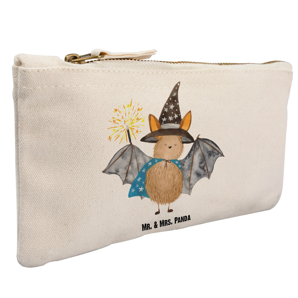 Schminktasche Fledermaus Zauberer Schminktasche, Kosmetiktasche, Kosmetikbeutel, Stiftemäppchen, Etui, Federmappe, Makeup, XXL, Schminketui, Kosmetiketui, Schlamperetui, Tiermotive, Gute Laune, lustige Sprüche, Tiere, Fledermaus, Fledermäuse, Zauberer, Magier, Frauen, reinsteigern