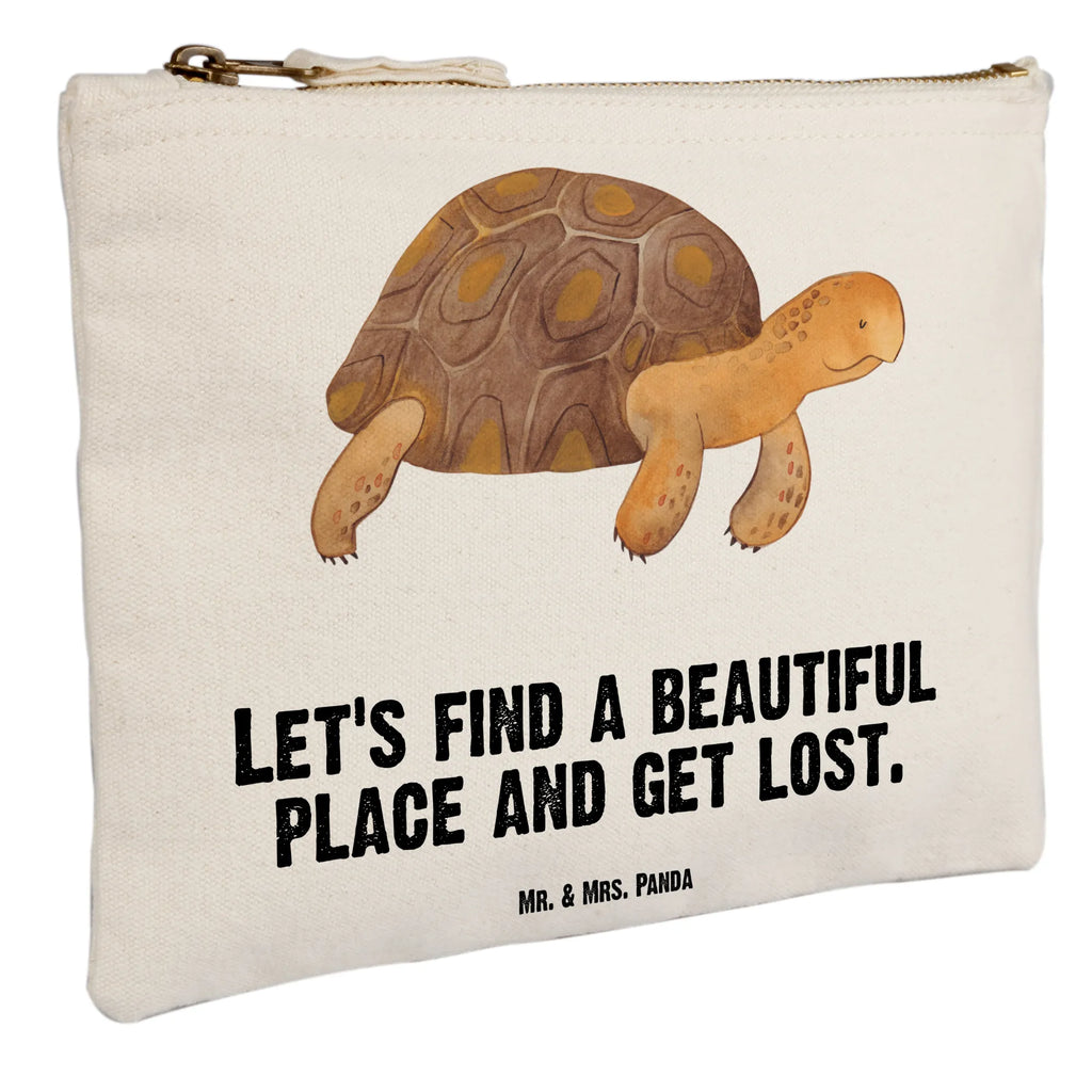 Schminktasche Schildkröte Marschieren Schminktasche, Kosmetiktasche, Kosmetikbeutel, Stiftemäppchen, Etui, Federmappe, Makeup, XXL, Schminketui, Kosmetiketui, Schlamperetui, Meerestiere, Meer, Urlaub, Schildkröte, Schildkröten, get lost, Abenteuer, Reiselust, Inspiration, Neustart, Motivation, Lieblingsmensch