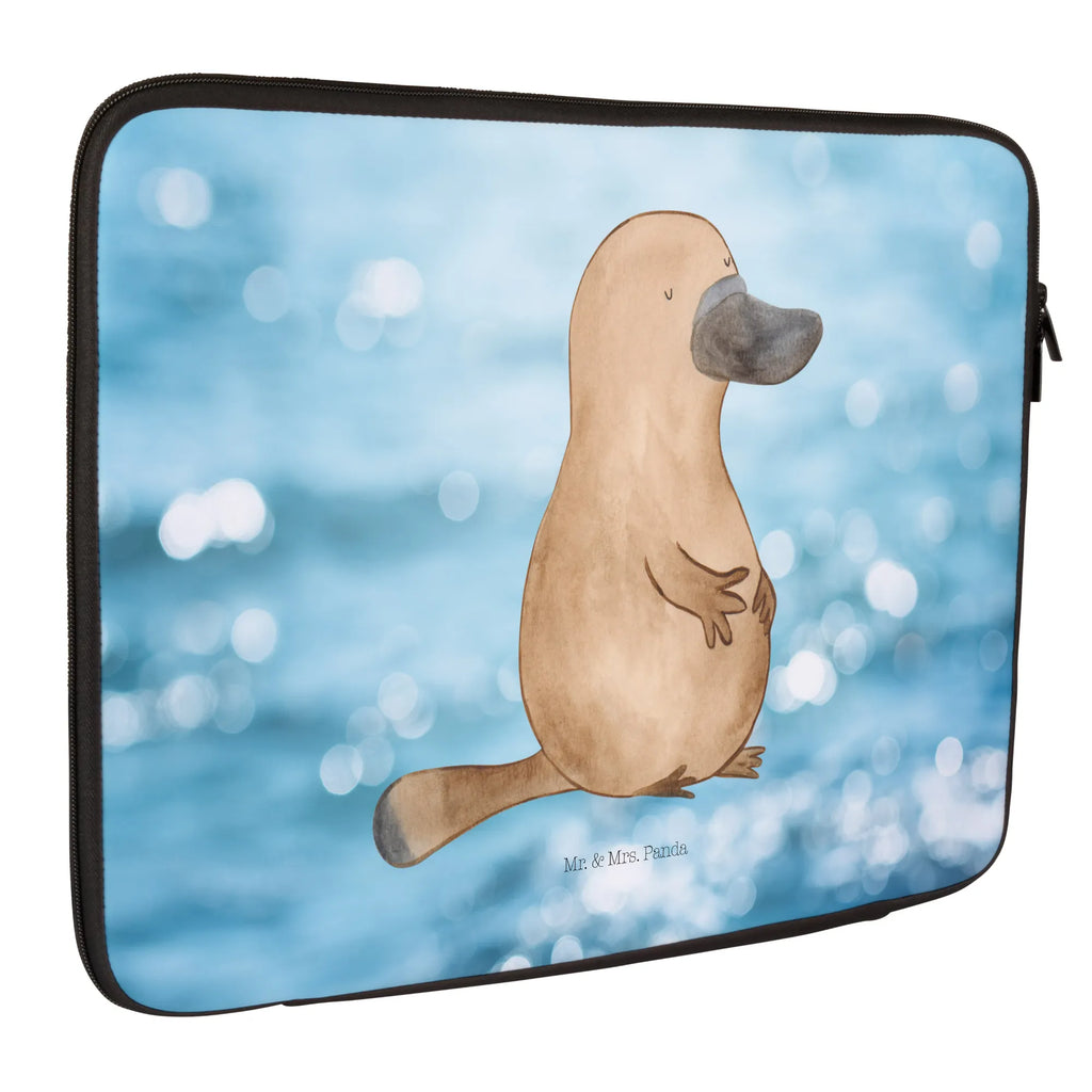 Notebook Tasche Schnabeltier Mut Notebook Tasche, Laptop, Computertasche, Tasche, Notebook-Tasche, Notebook-Reisehülle, Notebook Schutz, Meerestiere, Meer, Urlaub, Schnabeltier, Mut, mutig, Lebensweisheit, Schnabeltiere, Motivation, Training, Büro, Arbeit, Neuanfang, Neustart, Weltreise, Raodtrip