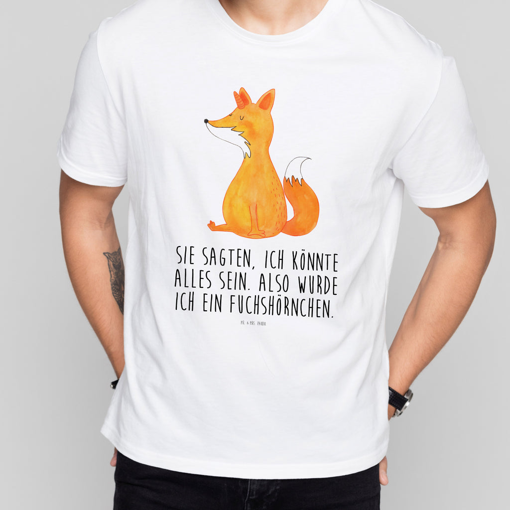 T-Shirt Standard Fuchshörnchen Wunsch T-Shirt, Shirt, Tshirt, Lustiges T-Shirt, T-Shirt mit Spruch, Party, Junggesellenabschied, Jubiläum, Geburstag, Herrn, Damen, Männer, Frauen, Schlafshirt, Nachthemd, Sprüche, Einhorn, Einhörner, Einhorn Deko, Pegasus, Unicorn, Fuchs, Unicorns, Fuchshörnchen, Fuchshorn, Foxycorn, Füchse