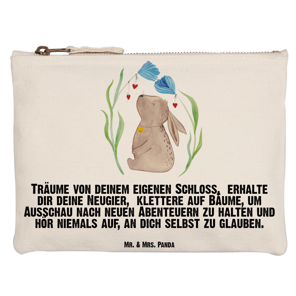 Schminktasche Hase Blume Schminktasche, Kosmetiktasche, Kosmetikbeutel, Stiftemäppchen, Etui, Federmappe, Makeup, XXL, Schminketui, Kosmetiketui, Schlamperetui, Ostern, Osterhase, Ostergeschenke, Osternest, Osterdeko, Geschenke zu Ostern, Ostern Geschenk, Ostergeschenke Kinder, Ostern Kinder, Hase, Kaninchen, Kind, Taufe, Taufgeschenk, Geburt, Schwangerschaft, erstes Kind, Kindergeburtstag, Geburtstag, Hoffnung, Träume