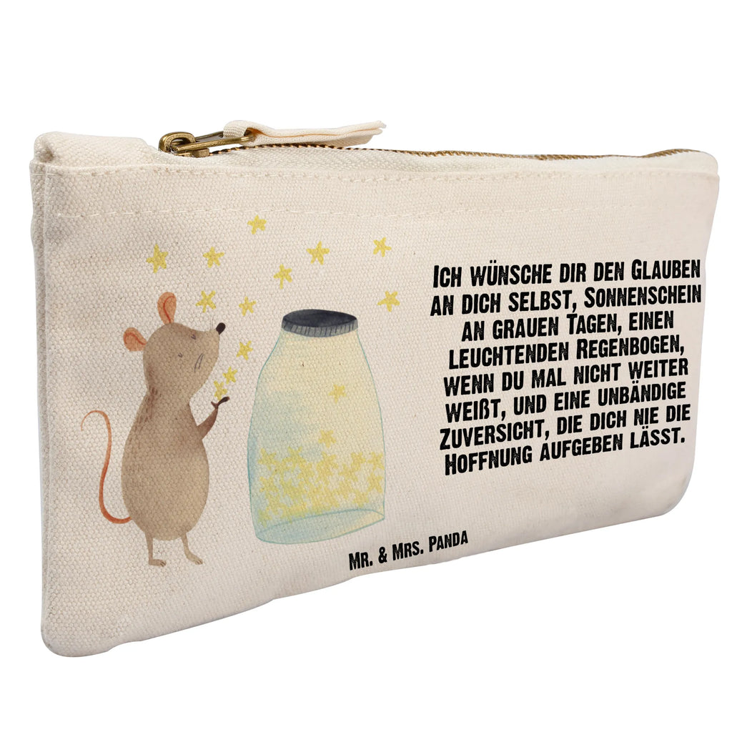 Schminktasche Maus Sterne Schminktasche, Kosmetiktasche, Kosmetikbeutel, Stiftemäppchen, Etui, Federmappe, Makeup, XXL, Schminketui, Kosmetiketui, Schlamperetui, Tiermotive, Gute Laune, lustige Sprüche, Tiere, Maus, Sterne, Wunsch, Kind, Taufe, Taufgeschenk, Geburt, Schwangerschaft, erstes Kind, Kindergeburtstag, Geburtstag, Hoffnung, Träume