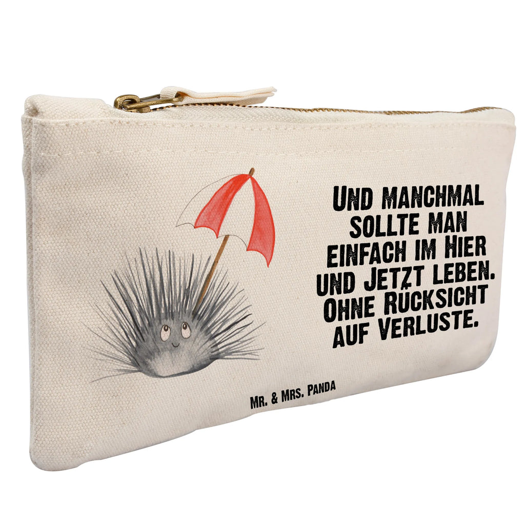 Schminktasche Seeigel Schminktasche, Kosmetiktasche, Kosmetikbeutel, Stiftemäppchen, Etui, Federmappe, Makeup, XXL, Schminketui, Kosmetiketui, Schlamperetui, Meerestiere, Meer, Urlaub, Seeigel, Achtsamkeit, Selbstakzeptanz, Selbstliebe, Hier und Jetzt, Leben, Lebe