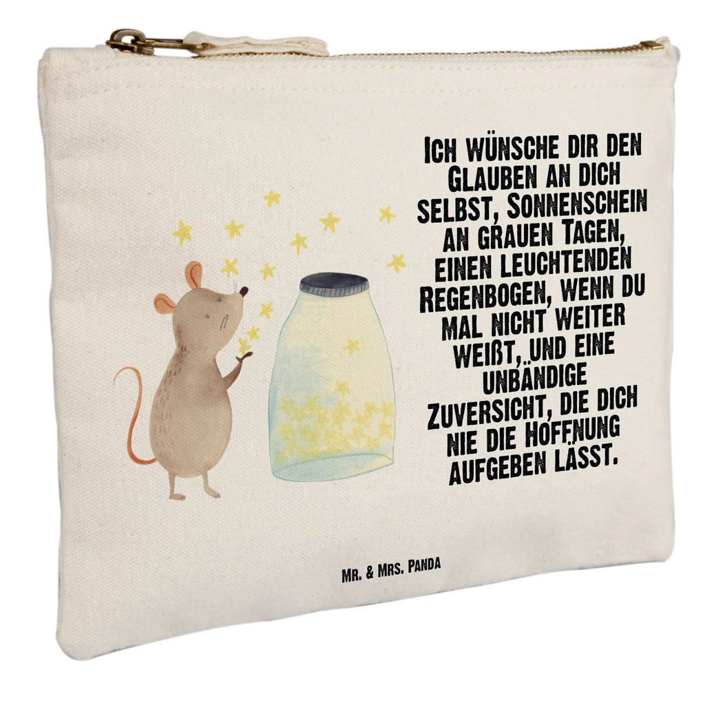 Schminktasche Maus Sterne Schminktasche, Kosmetiktasche, Kosmetikbeutel, Stiftemäppchen, Etui, Federmappe, Makeup, XXL, Schminketui, Kosmetiketui, Schlamperetui, Tiermotive, Gute Laune, lustige Sprüche, Tiere, Maus, Sterne, Wunsch, Kind, Taufe, Taufgeschenk, Geburt, Schwangerschaft, erstes Kind, Kindergeburtstag, Geburtstag, Hoffnung, Träume