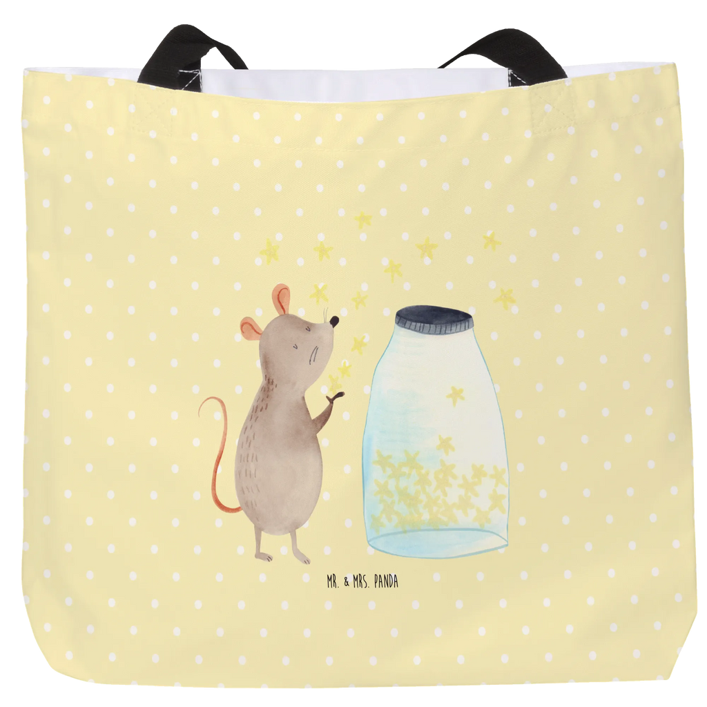 Shopper Maus Sterne Beutel, Einkaufstasche, Tasche, Strandtasche, Einkaufsbeutel, Shopper, Schultasche, Freizeittasche, Tragebeutel, Schulbeutel, Alltagstasche, Tiermotive, Gute Laune, lustige Sprüche, Tiere, Maus, Sterne, Wunsch, Kind, Taufe, Taufgeschenk, Geburt, Schwangerschaft, erstes Kind, Kindergeburtstag, Geburtstag, Hoffnung, Träume