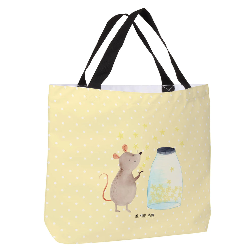 Shopper Maus Sterne Beutel, Einkaufstasche, Tasche, Strandtasche, Einkaufsbeutel, Shopper, Schultasche, Freizeittasche, Tragebeutel, Schulbeutel, Alltagstasche, Tiermotive, Gute Laune, lustige Sprüche, Tiere, Maus, Sterne, Wunsch, Kind, Taufe, Taufgeschenk, Geburt, Schwangerschaft, erstes Kind, Kindergeburtstag, Geburtstag, Hoffnung, Träume