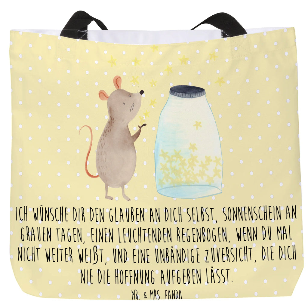 Shopper Maus Sterne Beutel, Einkaufstasche, Tasche, Strandtasche, Einkaufsbeutel, Shopper, Schultasche, Freizeittasche, Tragebeutel, Schulbeutel, Alltagstasche, Tiermotive, Gute Laune, lustige Sprüche, Tiere, Maus, Sterne, Wunsch, Kind, Taufe, Taufgeschenk, Geburt, Schwangerschaft, erstes Kind, Kindergeburtstag, Geburtstag, Hoffnung, Träume