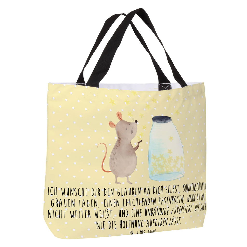 Shopper Maus Sterne Beutel, Einkaufstasche, Tasche, Strandtasche, Einkaufsbeutel, Shopper, Schultasche, Freizeittasche, Tragebeutel, Schulbeutel, Alltagstasche, Tiermotive, Gute Laune, lustige Sprüche, Tiere, Maus, Sterne, Wunsch, Kind, Taufe, Taufgeschenk, Geburt, Schwangerschaft, erstes Kind, Kindergeburtstag, Geburtstag, Hoffnung, Träume