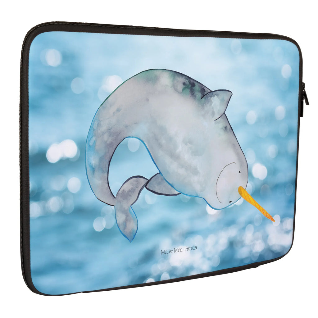 Notebook Tasche Narwal Notebook Tasche, Laptop, Computertasche, Tasche, Notebook-Tasche, Notebook-Reisehülle, Notebook Schutz, Meerestiere, Meer, Urlaub, Narwal, Wal, Putzen, Hausfrau, Junggesellin, aufräumen, Kinderzimmer