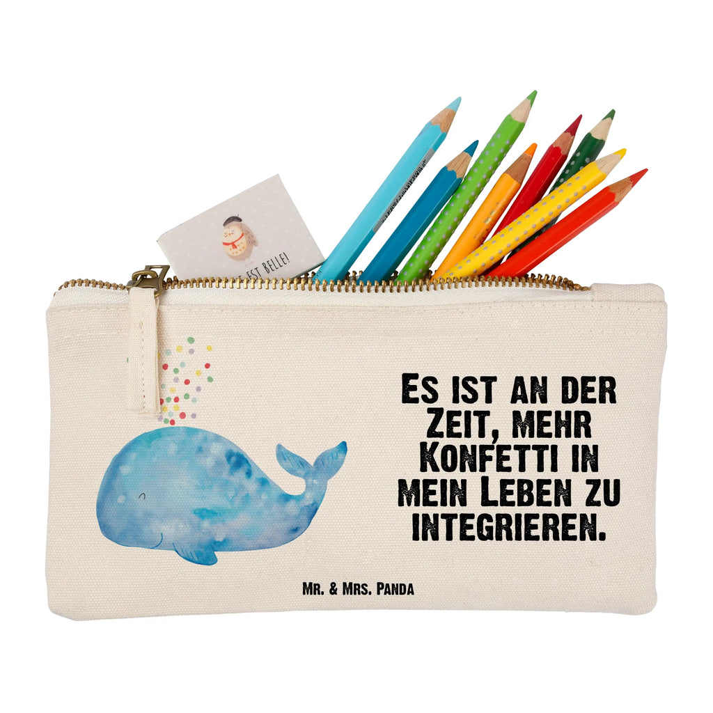 Schminktasche Wal Konfetti Schminktasche, Kosmetiktasche, Kosmetikbeutel, Stiftemäppchen, Etui, Federmappe, Makeup, XXL, Schminketui, Kosmetiketui, Schlamperetui, Meerestiere, Meer, Urlaub, Wal, Konfetti, Wale, Motivation, Neuanfang, Trennung, Diät, Abnehmen, Neustart, Lebensabschnitt, Geburtstag