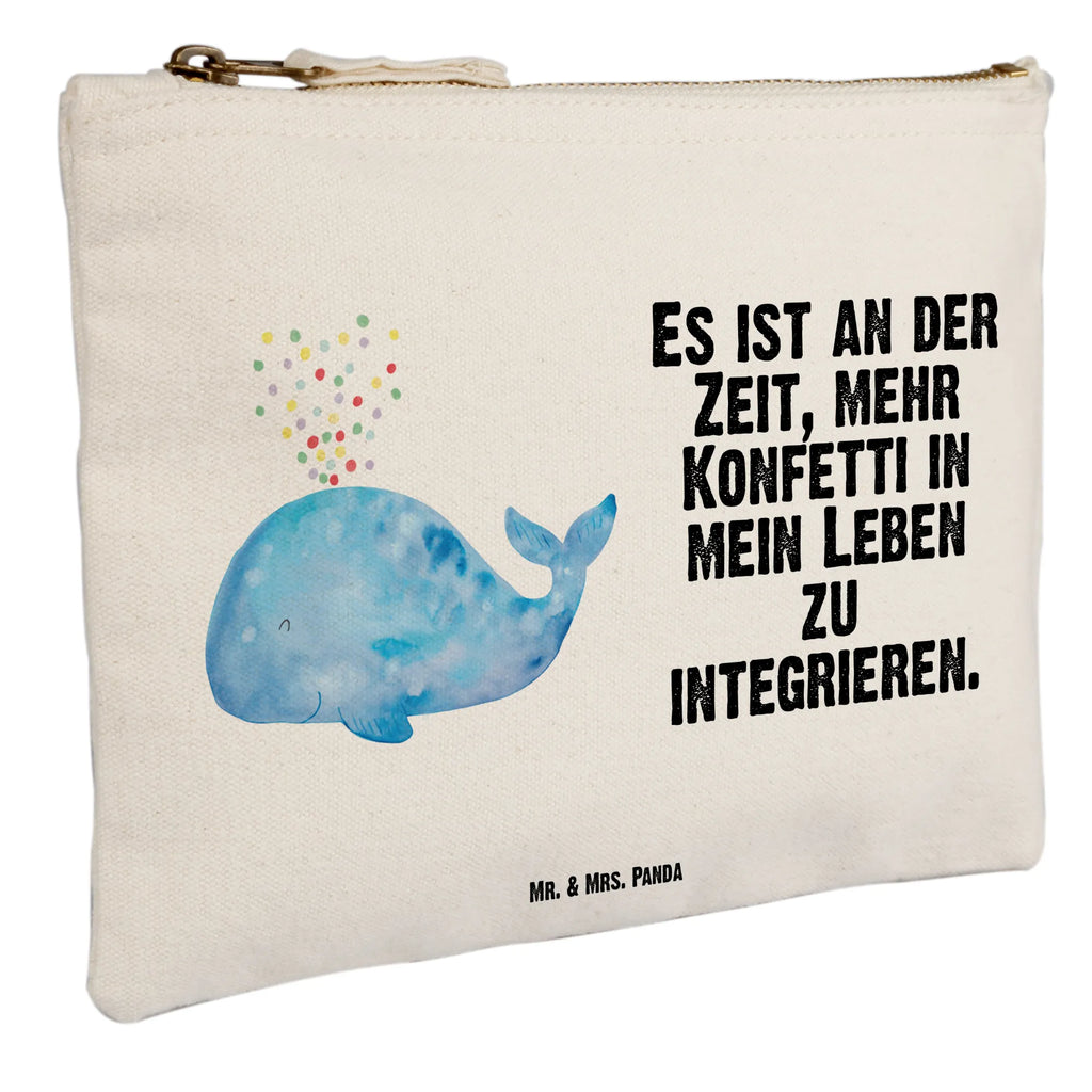 Schminktasche Wal Konfetti Schminktasche, Kosmetiktasche, Kosmetikbeutel, Stiftemäppchen, Etui, Federmappe, Makeup, XXL, Schminketui, Kosmetiketui, Schlamperetui, Meerestiere, Meer, Urlaub, Wal, Konfetti, Wale, Motivation, Neuanfang, Trennung, Diät, Abnehmen, Neustart, Lebensabschnitt, Geburtstag