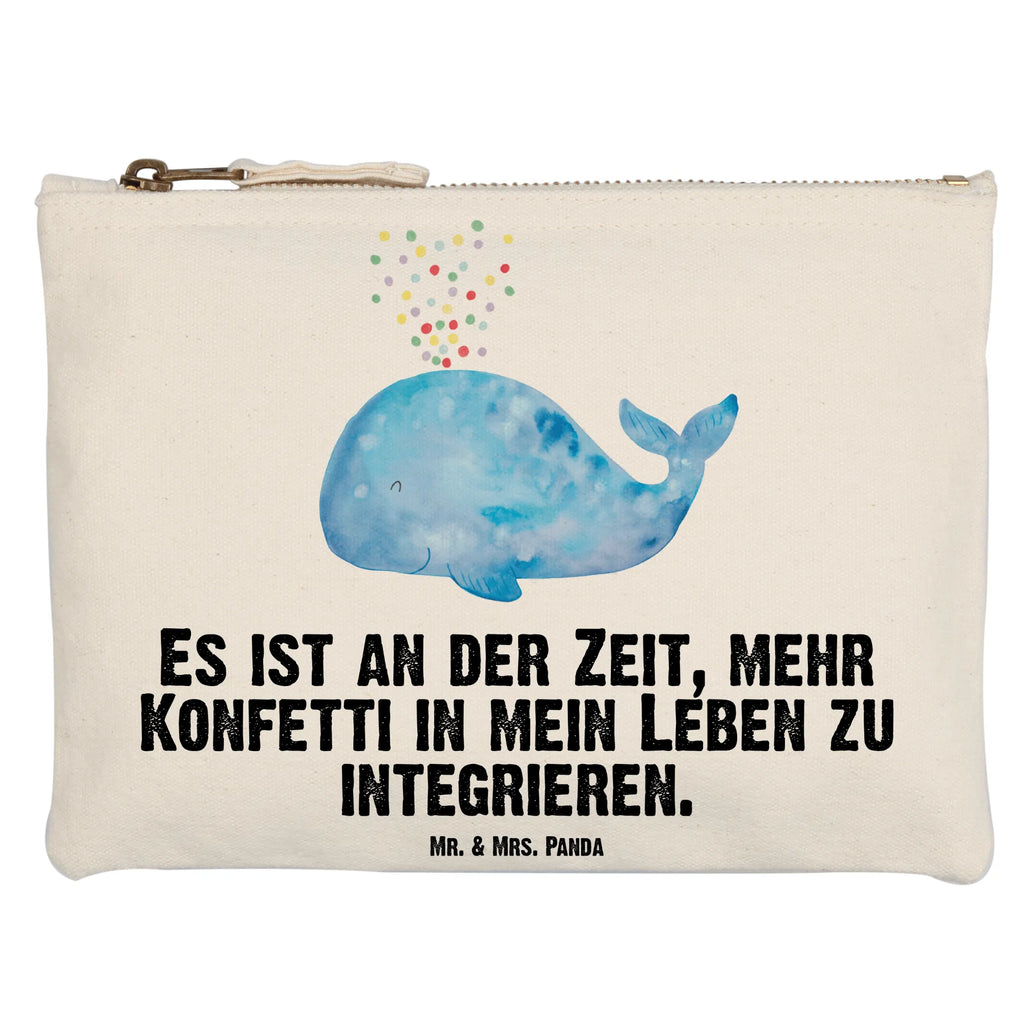 Schminktasche Wal Konfetti Schminktasche, Kosmetiktasche, Kosmetikbeutel, Stiftemäppchen, Etui, Federmappe, Makeup, XXL, Schminketui, Kosmetiketui, Schlamperetui, Meerestiere, Meer, Urlaub, Wal, Konfetti, Wale, Motivation, Neuanfang, Trennung, Diät, Abnehmen, Neustart, Lebensabschnitt, Geburtstag