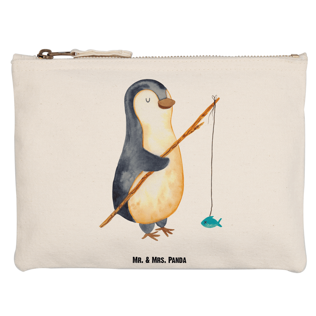 Schminktasche Pinguin Angler Schminktasche, Kosmetiktasche, Kosmetikbeutel, Stiftemäppchen, Etui, Federmappe, Makeup, XXL, Schminketui, Kosmetiketui, Schlamperetui, Pinguin, Pinguine, Angeln, Angler, Tagträume, Hobby, Plan, Planer, Tagesplan, Neustart, Motivation, Geschenk, Freundinnen, Geschenkidee, Urlaub, Wochenende