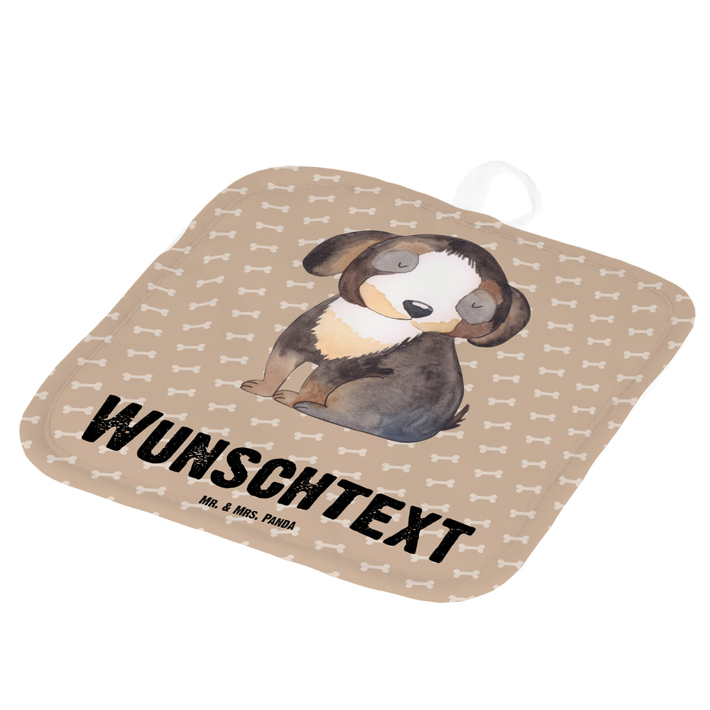 Personalisierte Topflappen Hund entspannt Topflappen personalisiert, Personalisierte Topfuntersetzer, Personalisierter Ofenhandschuh, Topflappen Set personalisiert, Topflappen mit Namen, Namensaufdruck, Hund, Hundemotiv, Haustier, Hunderasse, Tierliebhaber, Hundebesitzer, Sprüche, schwarzer Hund, Hundeliebe, Liebe, Hundeglück