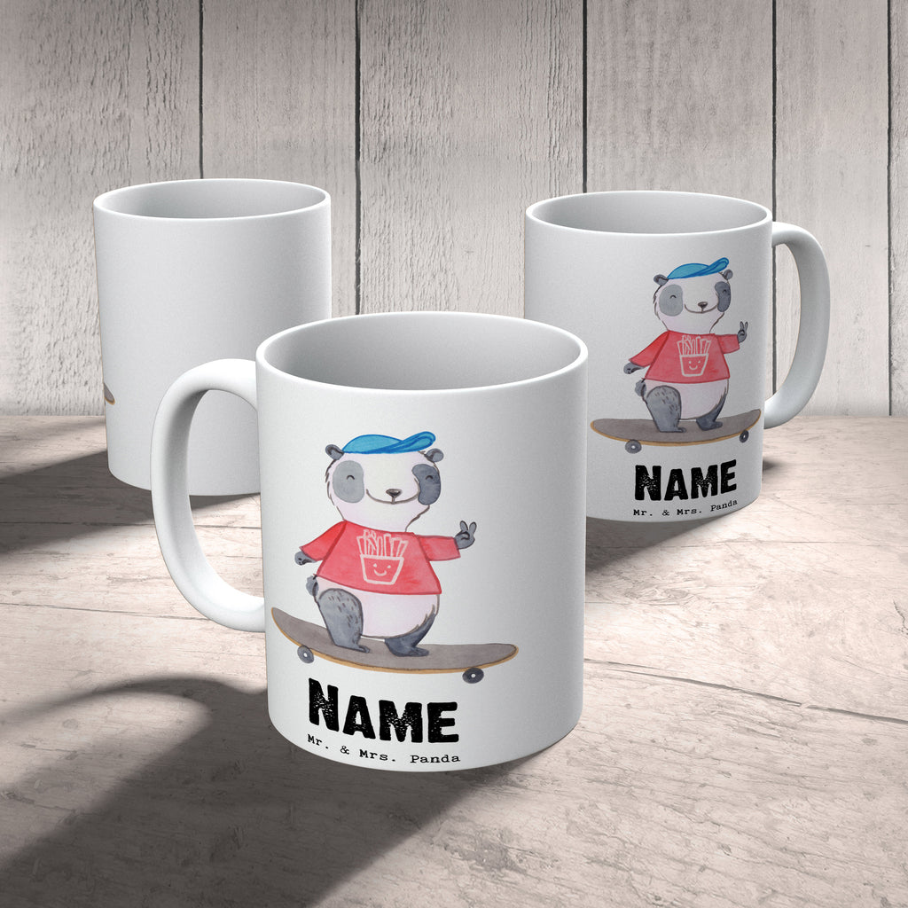 Personalisierte Tasse Panda Longboard fahren Personalisierte Tasse, Namenstasse, Wunschname, Personalisiert, Tasse, Namen, Drucken, Tasse mit Namen, Geschenk, Sport, Sportart, Hobby, Schenken, Danke, Dankeschön, Auszeichnung, Gewinn, Sportler, Longboard fahren, Skaten