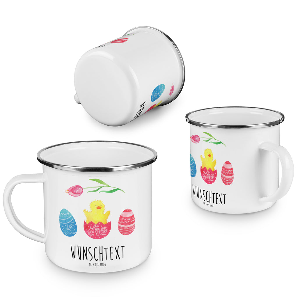 Personalisierte Emaille Tasse Küken geschlüpft Emaille Tasse personalisiert, Emaille Tasse mit Namen, Campingtasse personalisiert, Namenstasse, Campingtasse bedrucken, Campinggeschirr personalsisert, tasse mit namen, personalisierte tassen, personalisierte tasse, tasse selbst gestalten, tasse bedrucken, tassen bedrucken, Ostern, Osterhase, Ostergeschenke, Osternest, Osterdeko, Geschenke zu Ostern, Ostern Geschenk, Ostergeschenke Kinder, Ostern Kinder, Küken, Osterei, Ostereier, Ei, Frühlingsgefühle, Freude, Grüße, liebe Grüße, Frohe Ostern, Ostergrüße