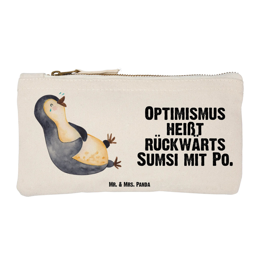 Schminktasche Pinguin Lachen Schminktasche, Kosmetiktasche, Kosmetikbeutel, Stiftemäppchen, Etui, Federmappe, Makeup, XXL, Schminketui, Kosmetiketui, Schlamperetui, Pinguin, Pinguine, lustiger Spruch, Optimismus, Fröhlich, Lachen, Humor, Fröhlichkeit