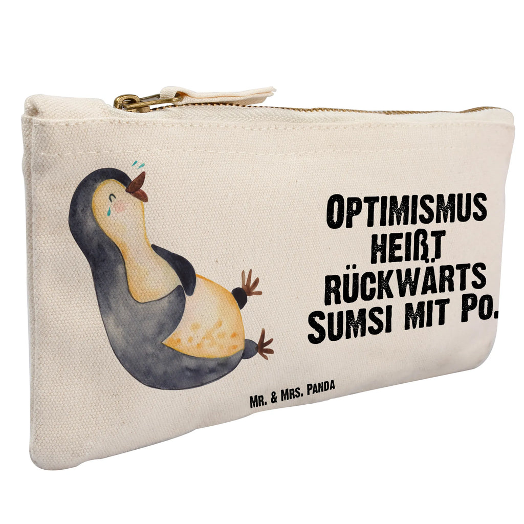 Schminktasche Pinguin Lachen Schminktasche, Kosmetiktasche, Kosmetikbeutel, Stiftemäppchen, Etui, Federmappe, Makeup, XXL, Schminketui, Kosmetiketui, Schlamperetui, Pinguin, Pinguine, lustiger Spruch, Optimismus, Fröhlich, Lachen, Humor, Fröhlichkeit